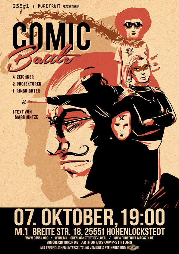 Comic Battle Plakat